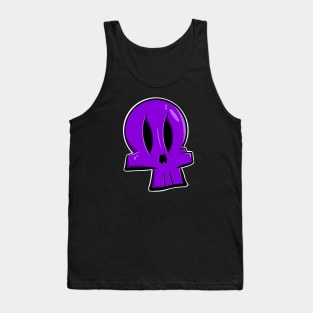 Purple Skull Tank Top